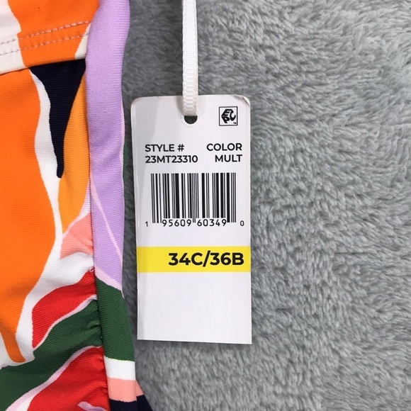 Anne Cole Twist Front Underwire Top Size 34C / 36B  New - Picture 3 of 10